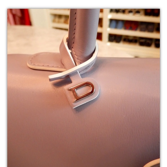 New $8,500 Delvaux Brilliant MM Box Calf Leather Rare Lilac Color Handbag - Picture 7 of 16